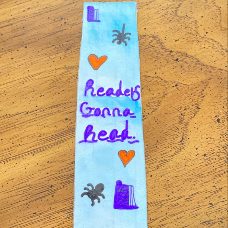 Readers gonna read bookmark. 