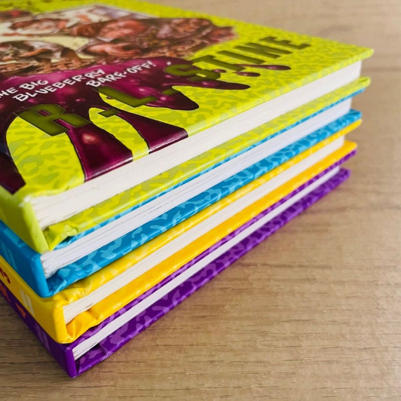 Rotten School Bundle-Lot of 4; The Big Blueberry Barf-Off, The Great Smelling Bee, The Good the Bad the Very Slimy, Lose Team Lose 