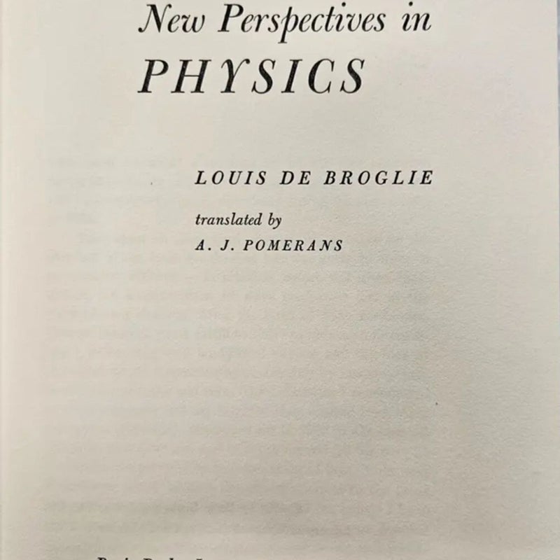 New Perspectives in Physics