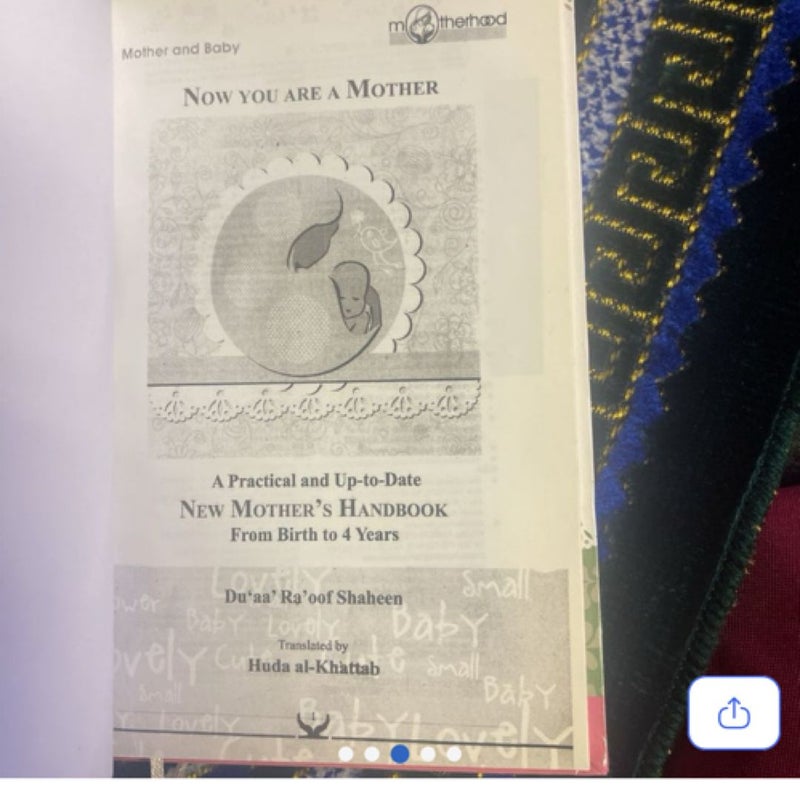 (Like New) Now You are a Mother - Islamic Book