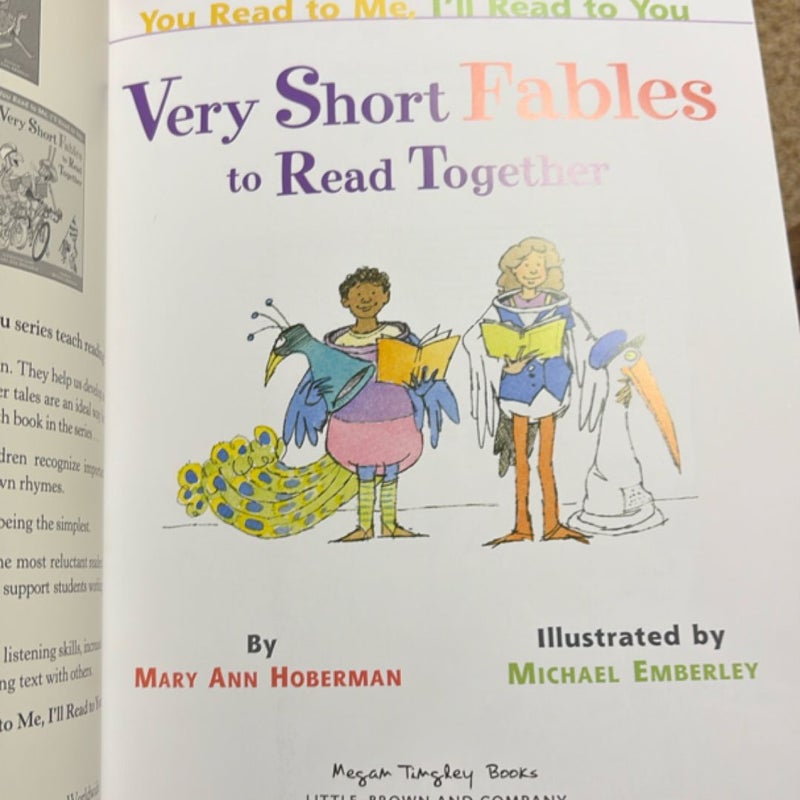 Very Short Fables to Read Together