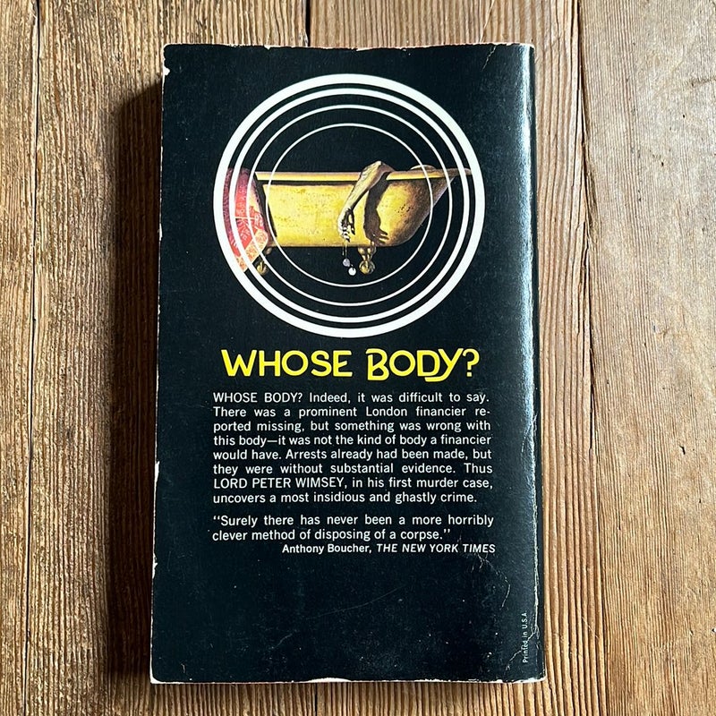 Whose Body?