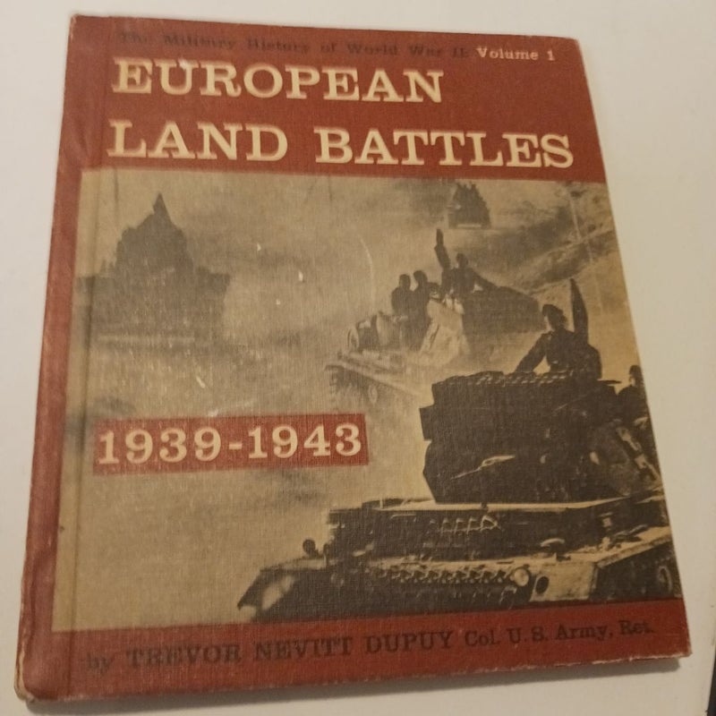 European  Land Battles  vol 1