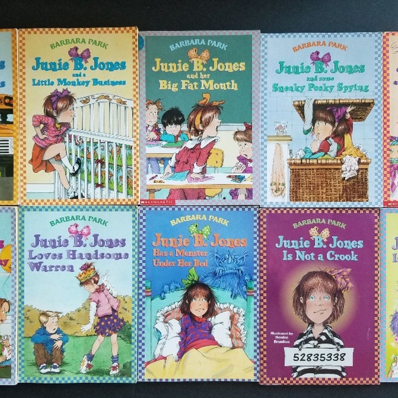 ALMOST COMPLETE SET OF 20 JUNIE B. JONES BOOKS BARBARA PARK #1-14 ARE BRAND NEW!