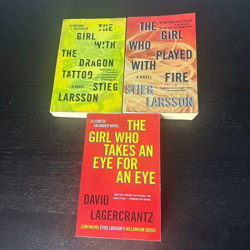 Bundle: The Girl with the Dragon Tattoo / The Girl Who Played with Fire / The Girl Who Takes an Eye for an Eye