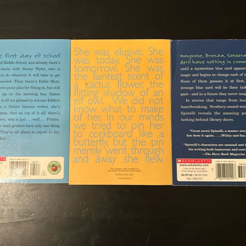 Jerry Spinelli - 3 Books 