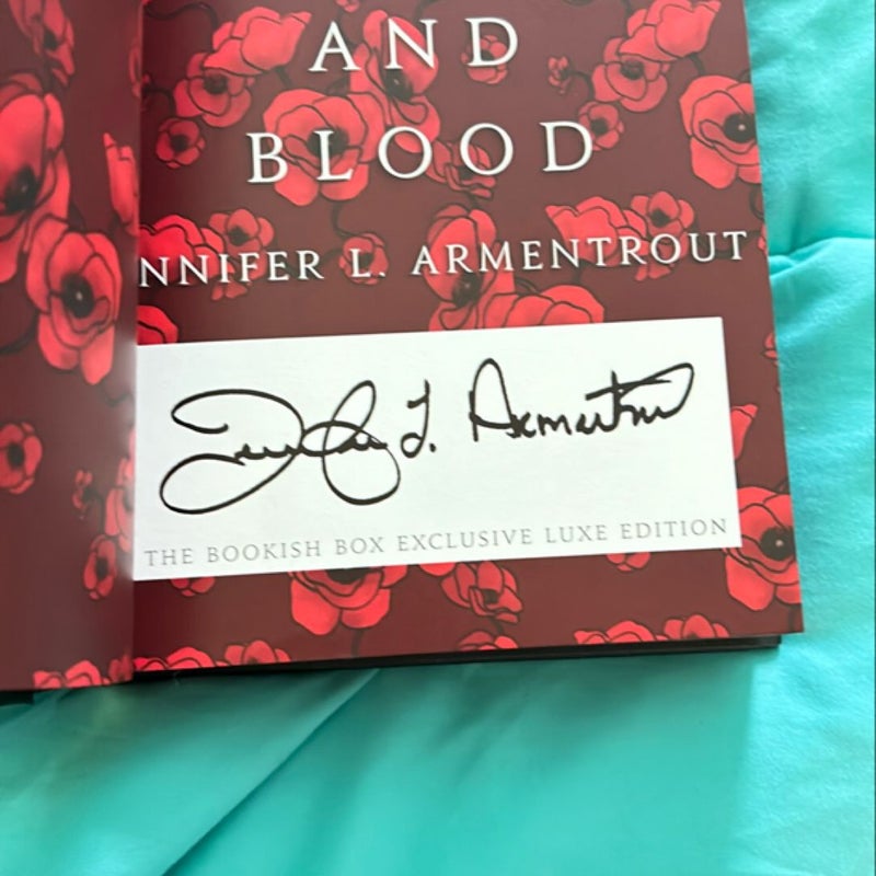 Bookish Box Blood and Ash Special Edition Book Set