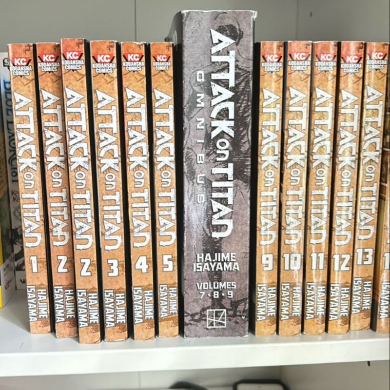 Attack on Titan vols 1-23