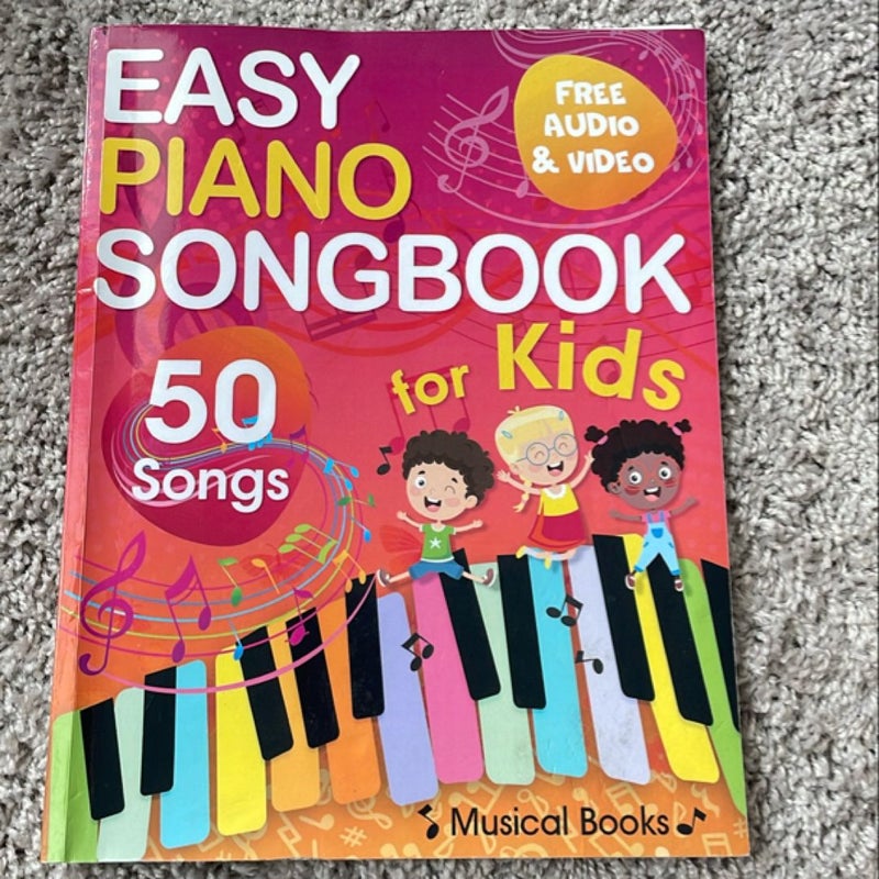 Easy Piano Songbook for Kids