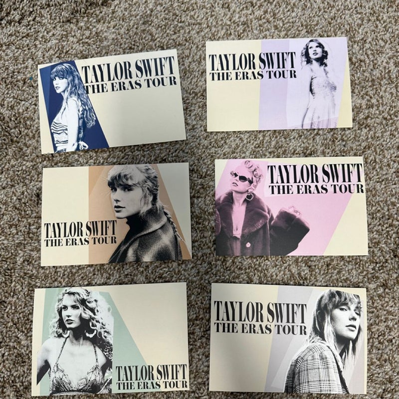 Taylor Swift Eras Tour VIP postcards 