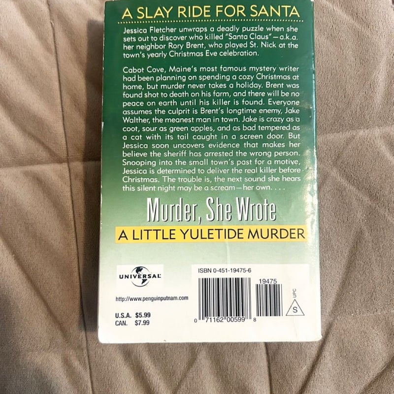 Murder, She Wrote: a Little Yuletide Murder