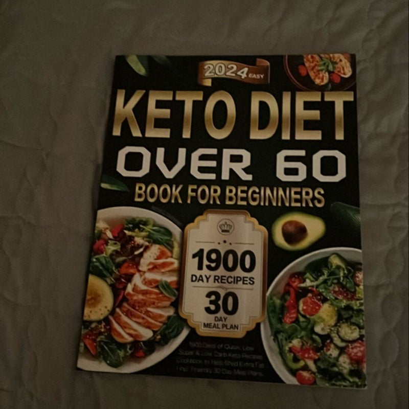 2024 Easy Keto Diet Book for Beginners Over 60