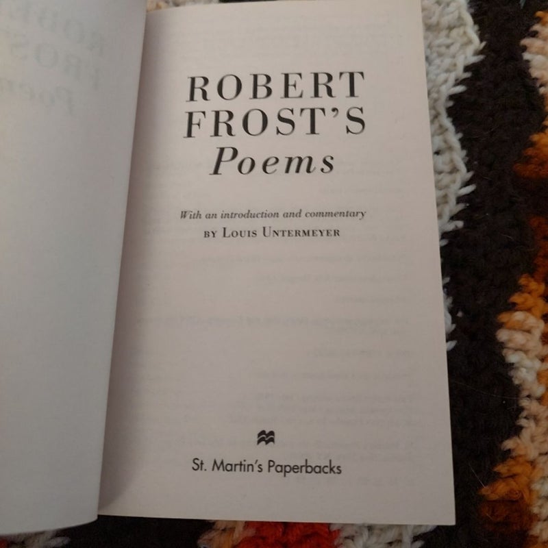 Robert Frost's Poems