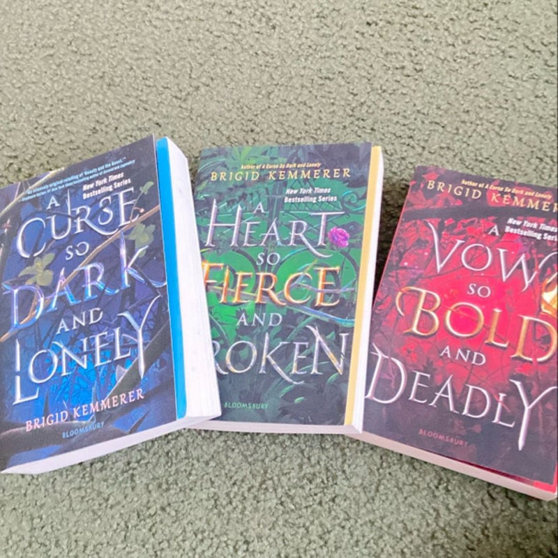 A Curse So Dark and Lonely Bundle trilogy