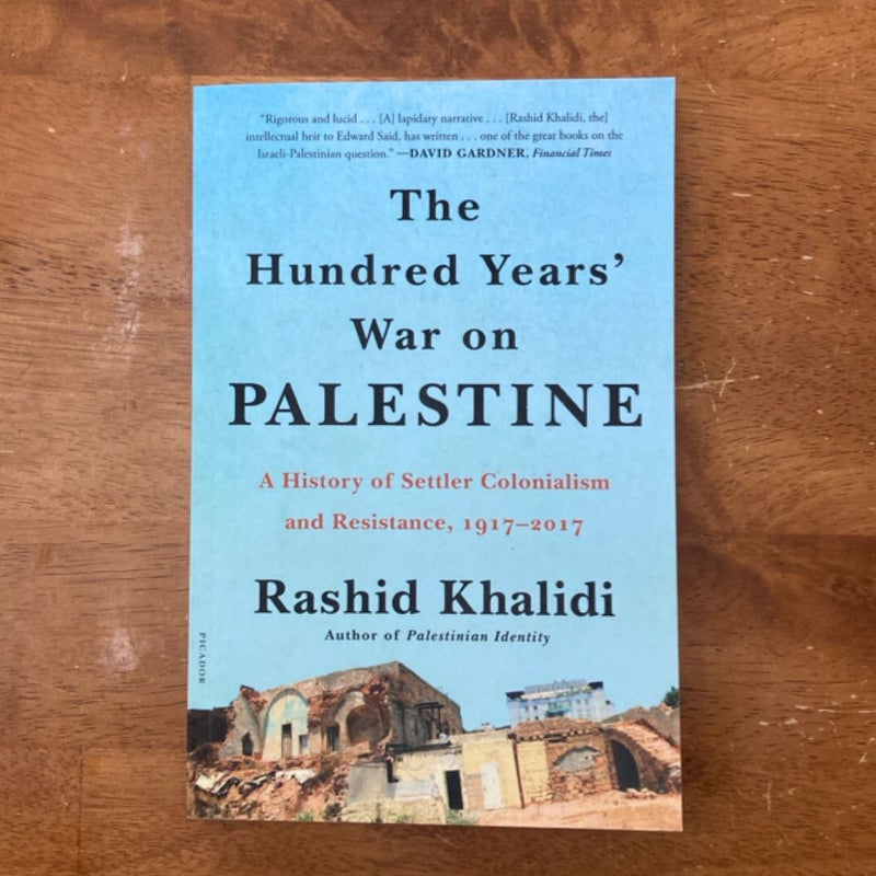 The Hundred Years' War on Palestine