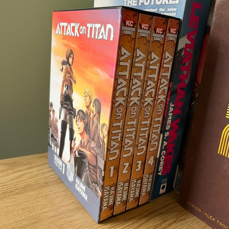 Attack on Titan Season 1 Part 1 Manga Box Set