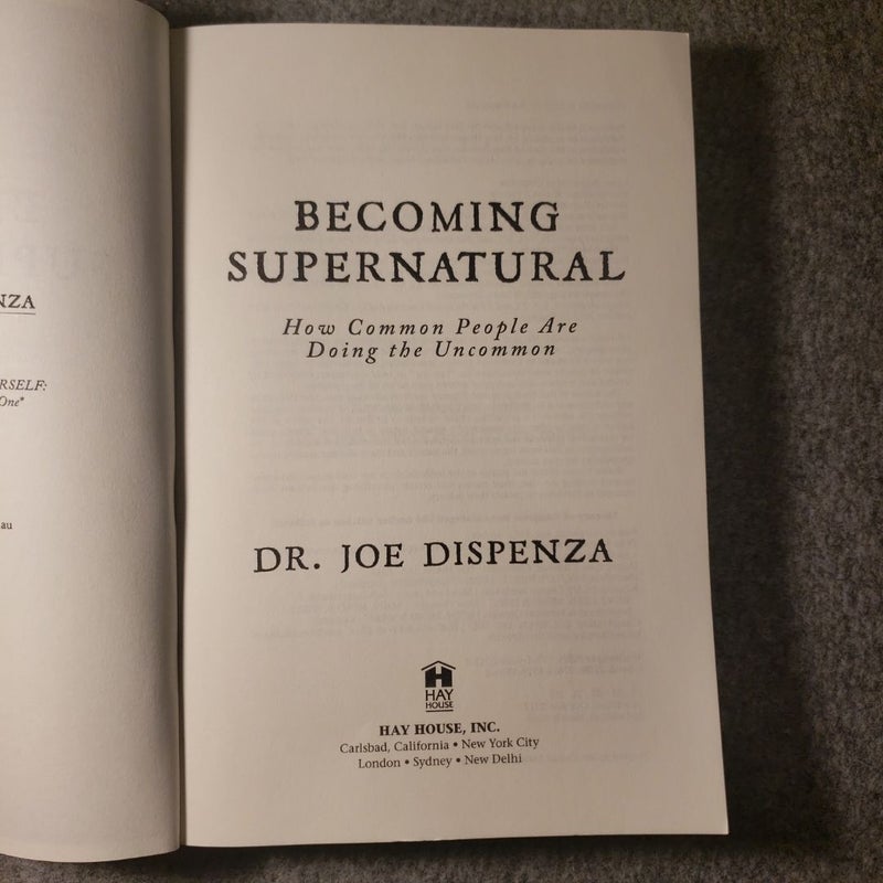 Becoming Supernatural