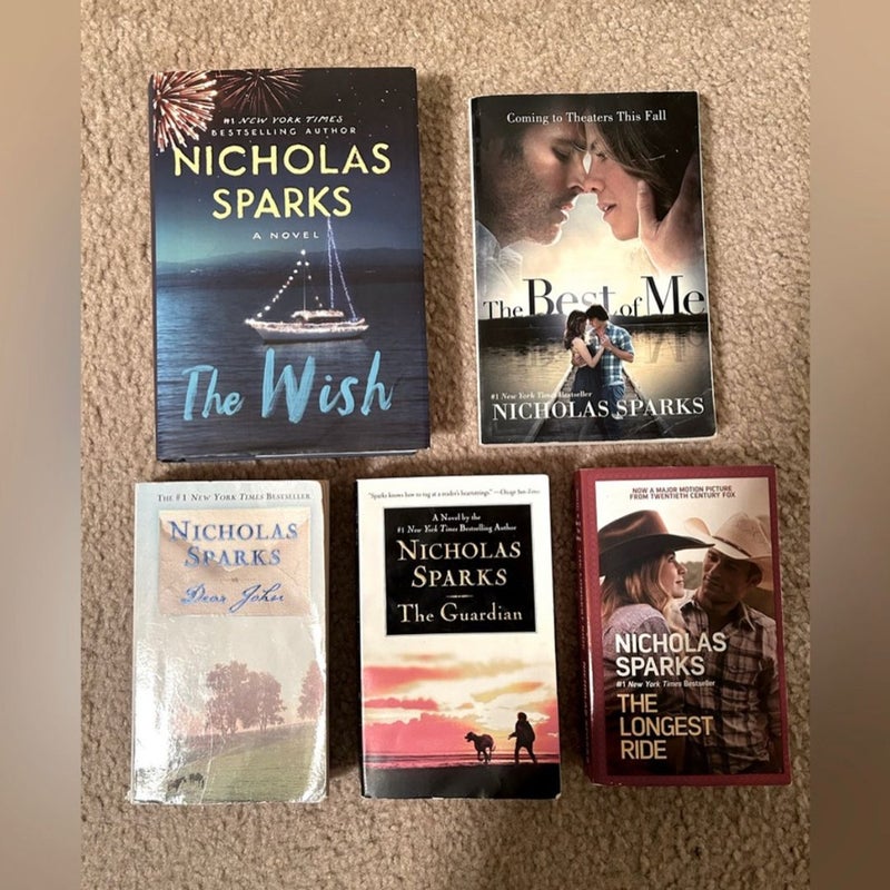 Nicholas Sparks Book Bundle