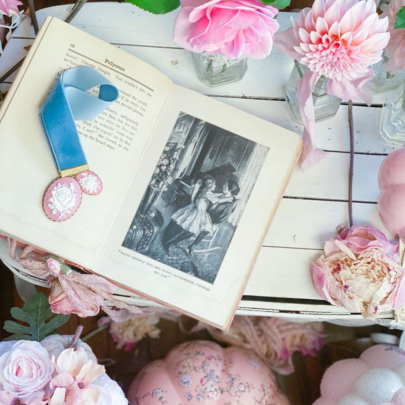 Pink Vintage Pollyanna First Edition Thus