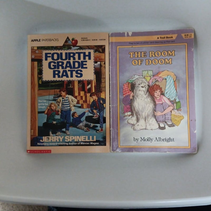 Fourth Grade Rats...The Room of Doom - 2 books