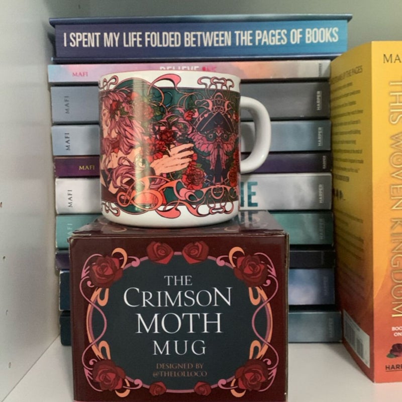 Fairyloot crimson moth mug 