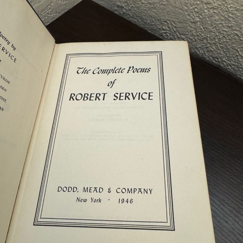 Vintage|| The Complete Porms of Robert Service