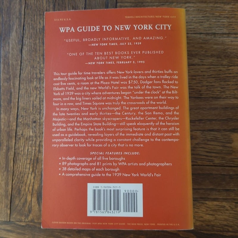 The WPA Guide to New York City