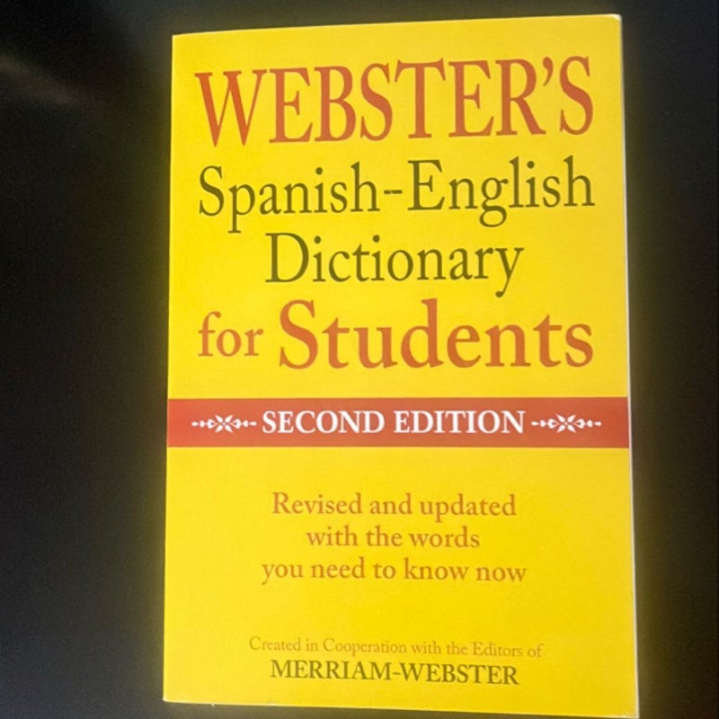 Webster's Spanish-English Dictionary for Students, Second Edition
