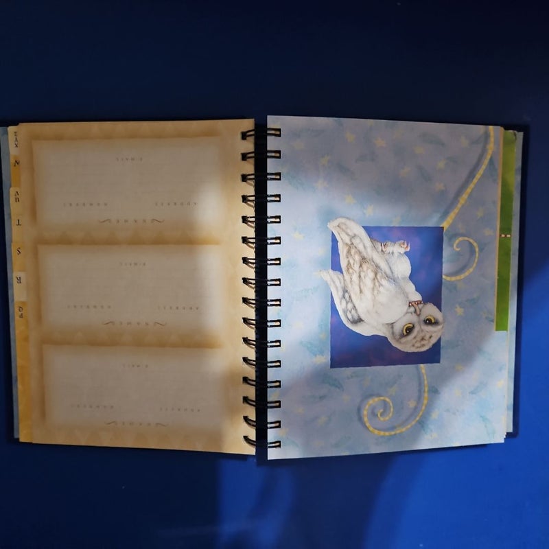 HARRY POTTER Blue Velvet Address Book