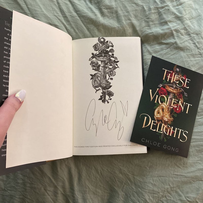 These Violent Delights-Owlcrate Signed