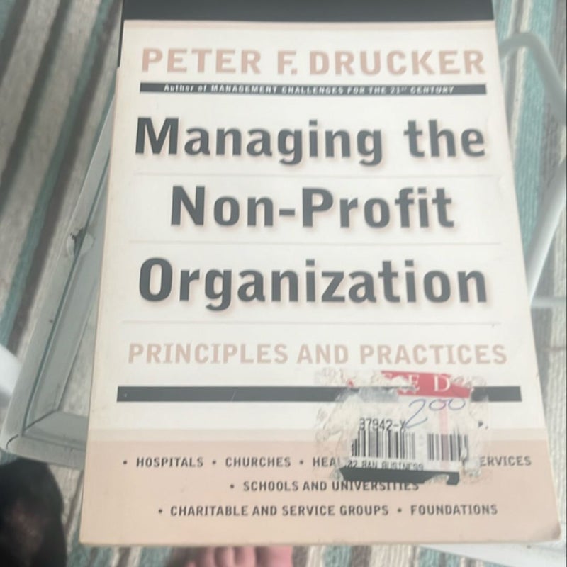 Managing the Non-Profit Organization