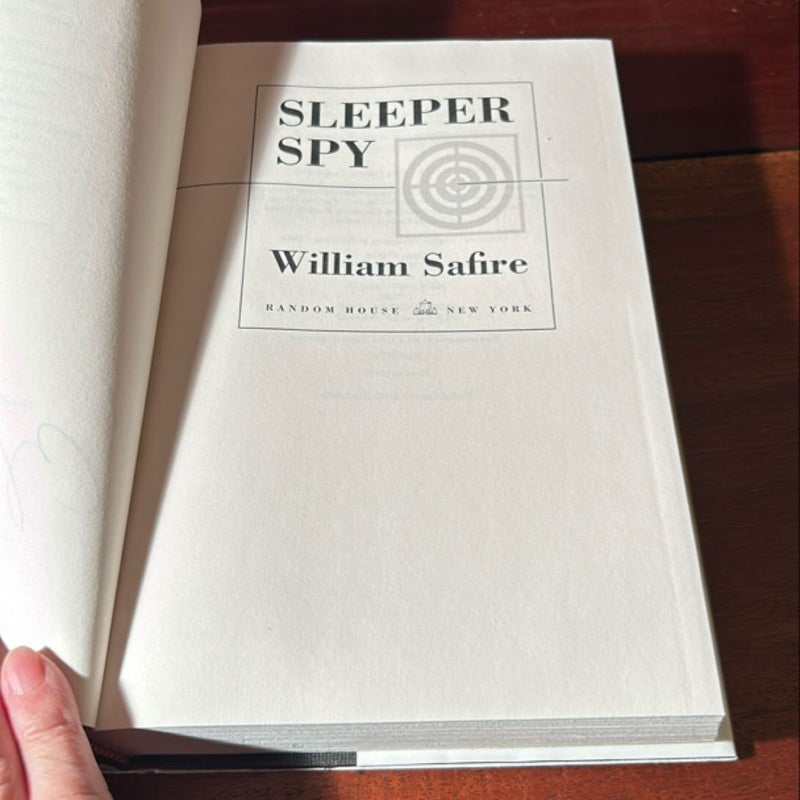 Sleeper Spy (Signed 1st Ed/2nd)