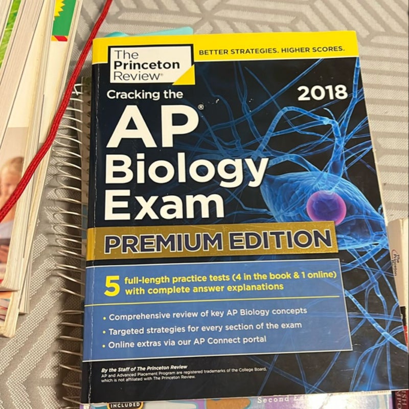 Cracking the AP Biology Exam 2018, Premium Edition