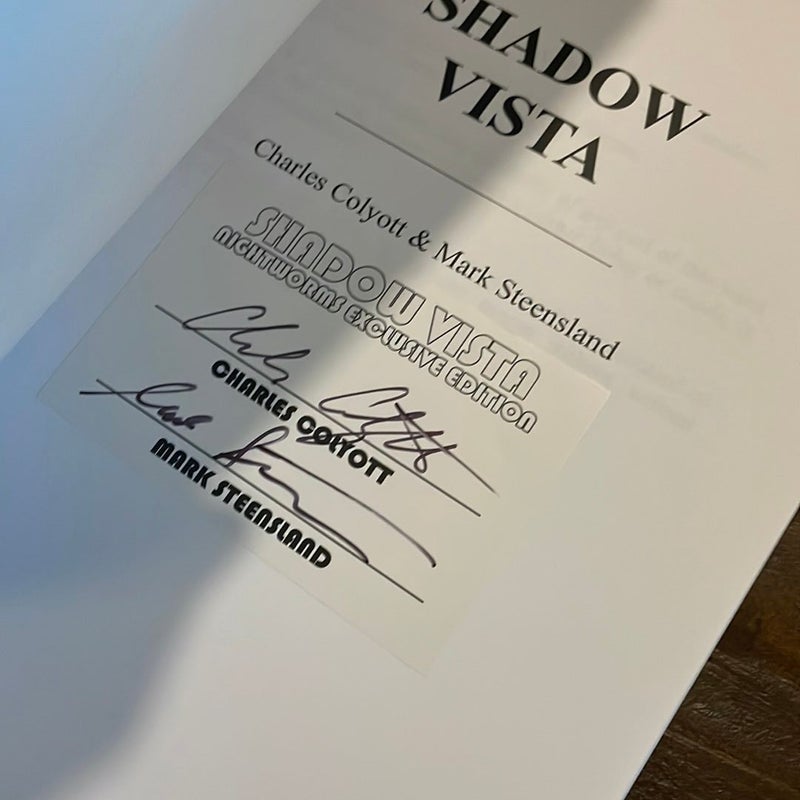 Shadow Vista SIGNED 