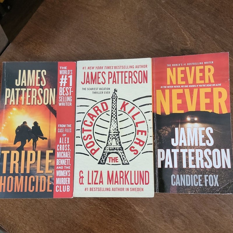 James Patterson 3-book bundle