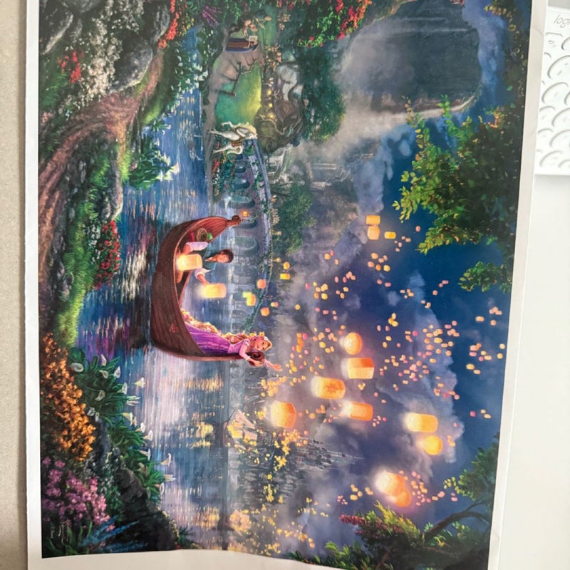 Thomas Kinkade Disney 500-Piece Puzzle Set of 4 Puzzles