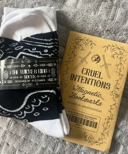 Fairyloot socks and bookmarks bundle 