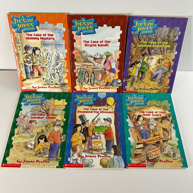 A Jigsaw Jones Mystery book bundle, 6 books