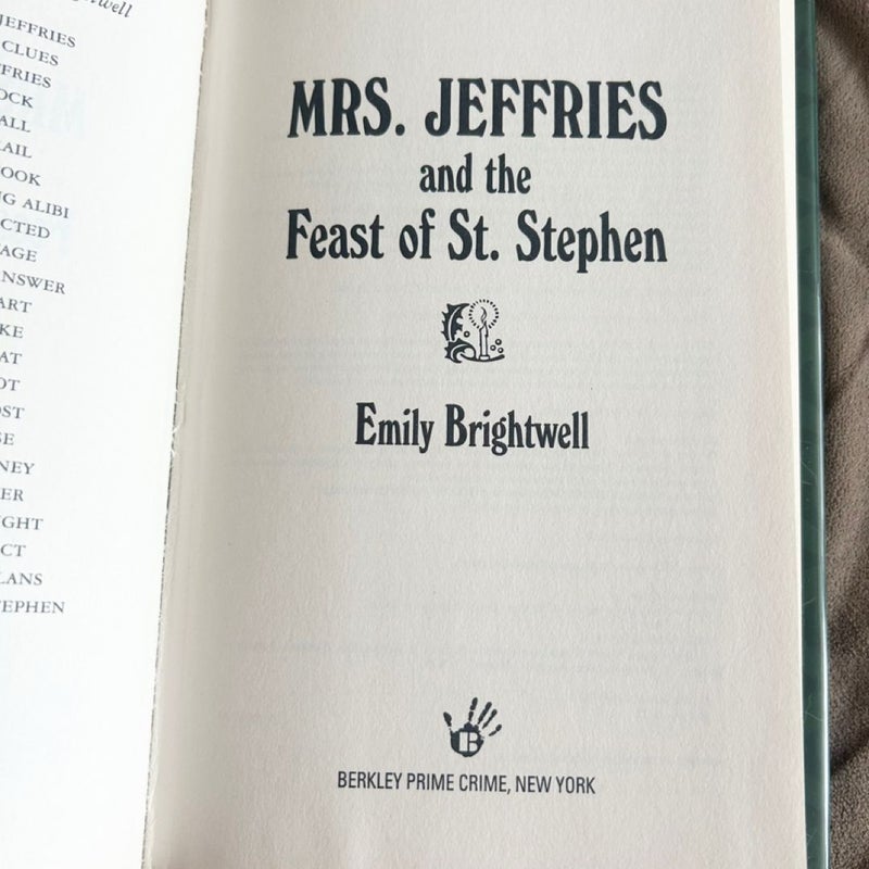 Mrs. Jeffries and the Feast of St. Stephen  4643