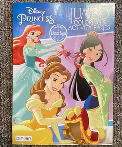 Disney Princess Jumbo Coloring and Activity Pages