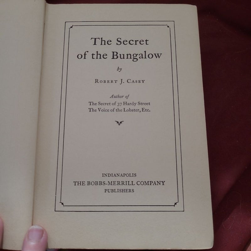 The Secret of The Bungalow