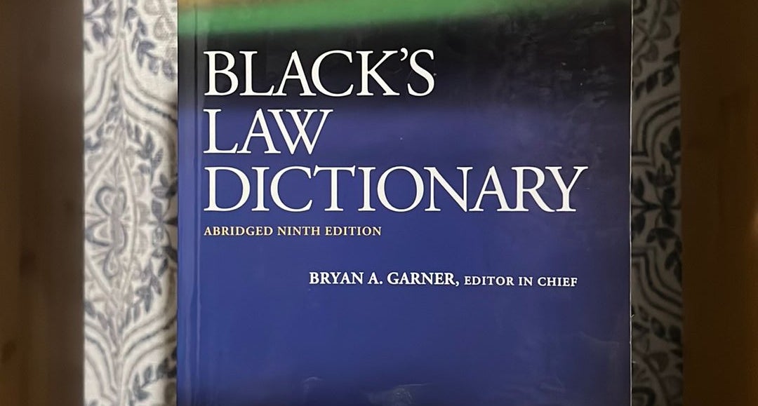 Black's Law Dictionary by Bryan A. Garner, Paperback