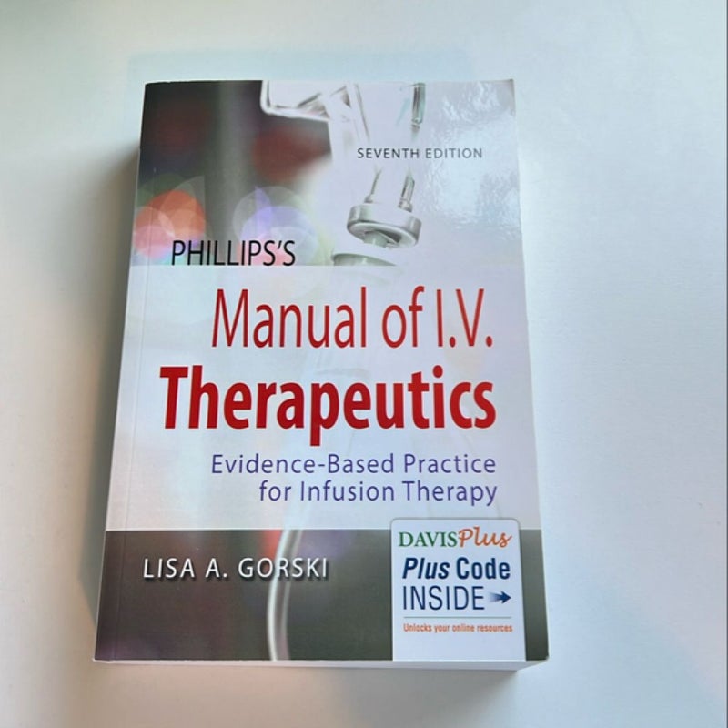 Phillips's Manual of I. V. Therapeutics