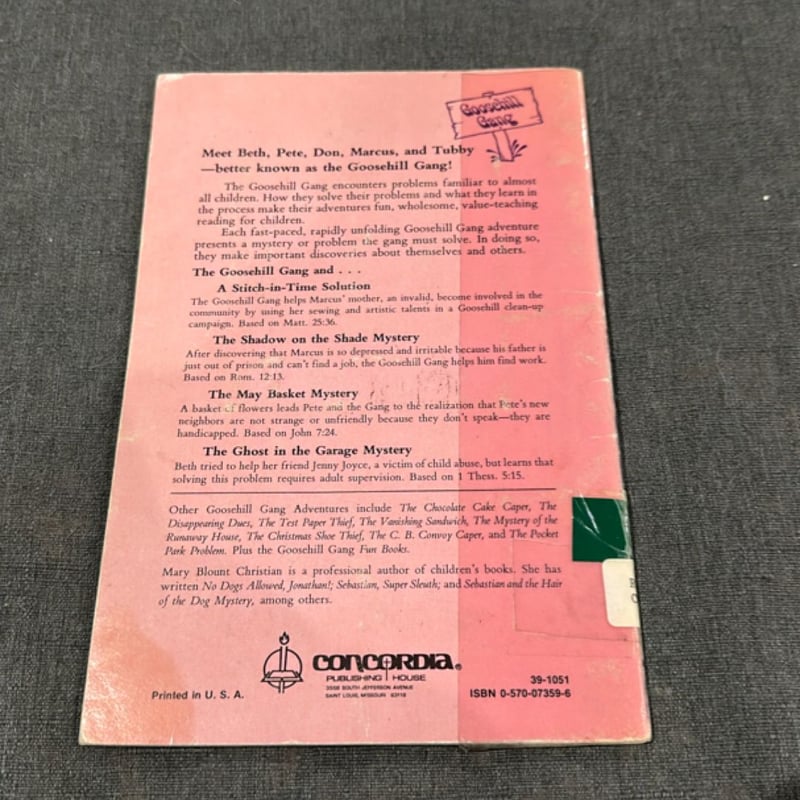 The Goosehill Gang and the May Basket Mystery