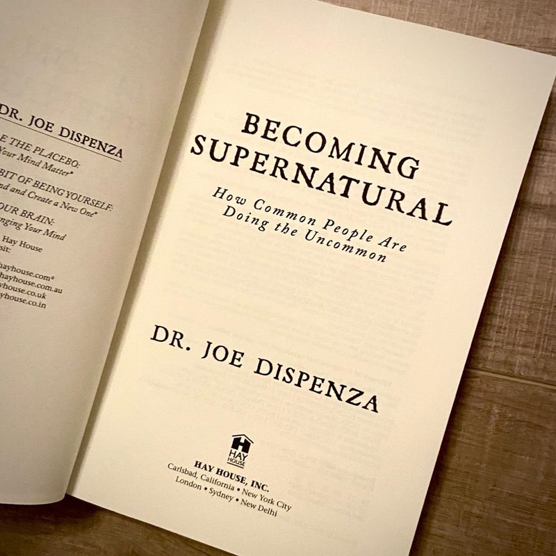 Becoming Supernatural