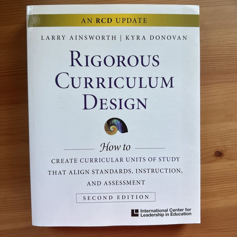 Rigorous Curriculum Design