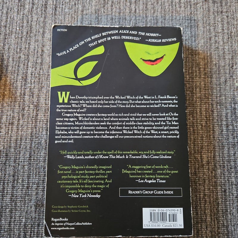 Wicked Musical Tie-In Edition