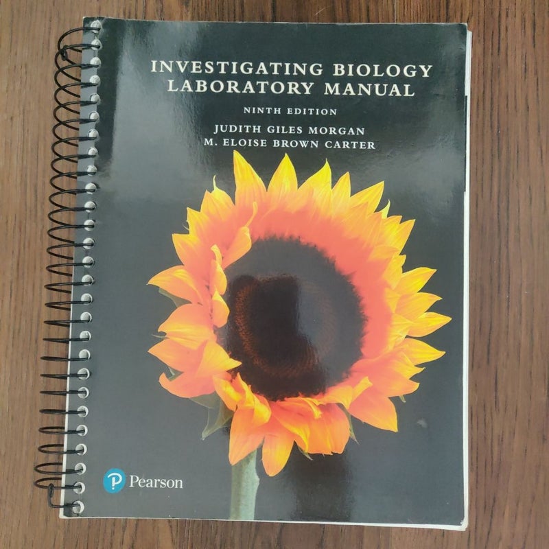 Investigating Biology Laboratory Manual