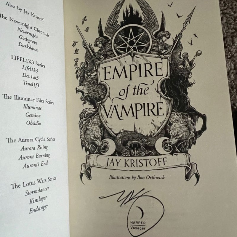 Waterstones special edition Empire of the Vampire