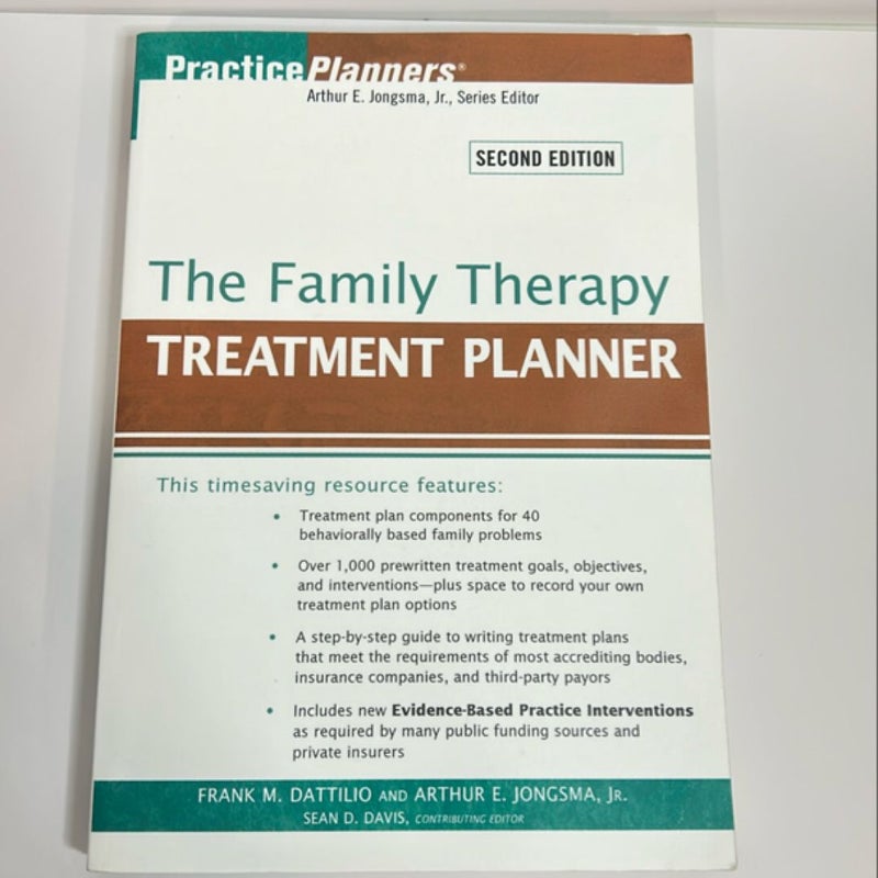 The Family Therapy Treatment Planner